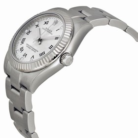 Rolex Oyster Perpetual Diamond Dial 18k White Gold 31mm Watch 177234SDO