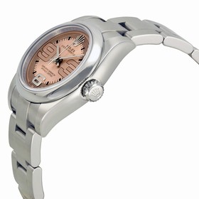 Rolex Oyster Perpetual Domed Bezel Stainless Steel Ladies Watch 176200P369O
