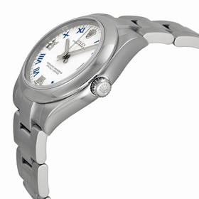 Rolex Oyster Perpetual White Dial Stainless Steel Ladies Watch 177200WBLRO