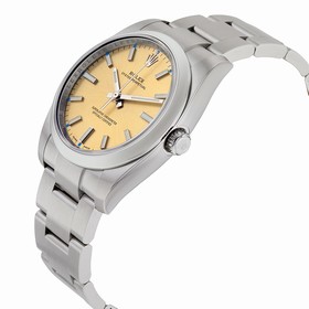 Rolex Oyster Perpetual White Grape Dial Stainless Steel Men's Watch 114200WGSO