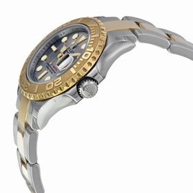 Rolex Yacht Master Grey Dial Two Tone 18kt Yellow Gold 29 MM Ladies Watch 169623GYSO