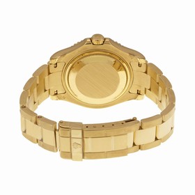 Rolex Yacht Master White Dial Automatic 18K Yellow Gold Bracelet Men's Watch 168628