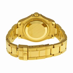 Rolex Yacht-Master Automatic Gold Dial 18kt Yellow Gold Midsize Watch 168628CSO