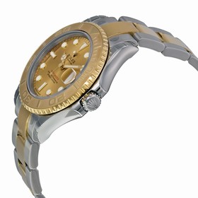 Rolex Yachtmaster Champagne Dial Oyster Bracelet Two Tone Unisex Watch 168623CSO