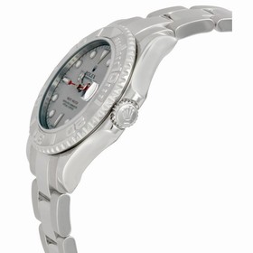 Rolex Yachtmaster Grey Index Dial Oyster Bracelet Platinum Unisex Watch 168622GYSO