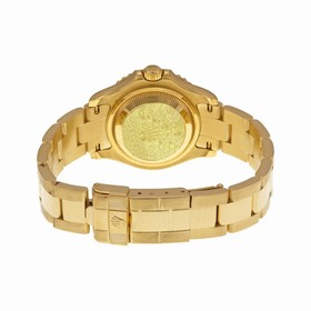Rolex Yacht-Master White Automatic 18kt Yellow Gold Ladies Watch 169628WSO