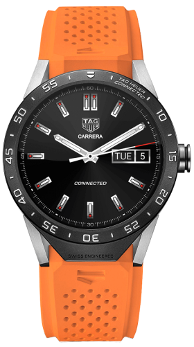 TAG Heuer Carrera Connected Orange Strap (SAR8A80.FT6061)