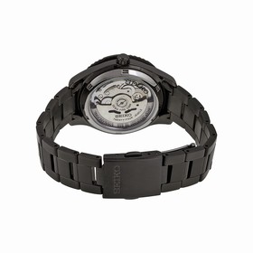 Seiko 5 Automatic Black Dial Black PVD Unisex Watch SRP371