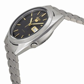 Seiko 5 Automatic Black Dial Stainless Steel Men's Watch SNXG53K