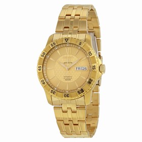 Seiko 5 Automatic Gold Dial Gold-tone Men's Watch SNZJ36