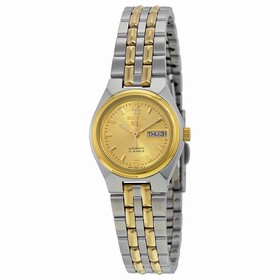 Seiko 5 Automatic Gold Dial Two-tone Ladies Watch SYMK34