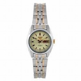 Seiko 5 Automatic Gold Dial Two-tone Ladies Watch SYMA37K