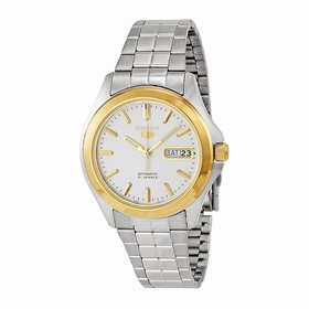 Seiko 5 Automatic Silver Dial Stainless Steel Men's Watch SNKK96