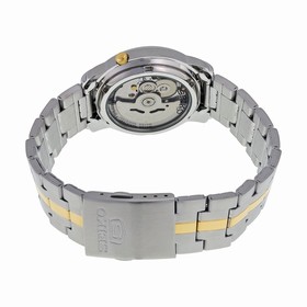 Seiko 5 Automatic Silver Dial Two-tone Men's Watch SNKL95