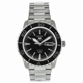 Seiko 5 Black Dial Automatic Men's Watch SNZH55
