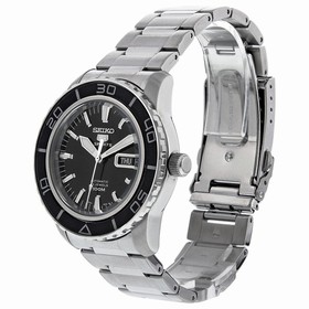 Seiko 5 Black Dial Automatic Men's Watch SNZH55