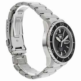 Seiko 5 Black Dial Automatic Men's Watch SNZH55