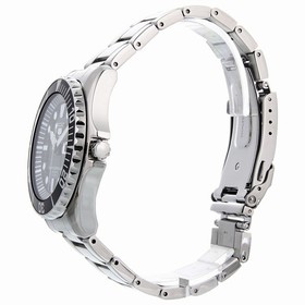 Seiko 5 Black Dial Stainless Steel Automatic Men's Watch SNZF17