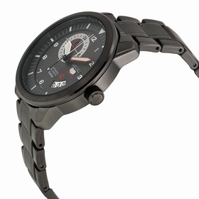 Seiko 5 Grey Dial Grey Ion-plated Men's Watch SSA209K1