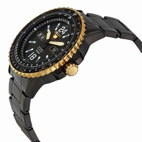 Seiko 5 Sport Automatic Black Dial Black PVD Stainless Steel Men's Watch SRP356