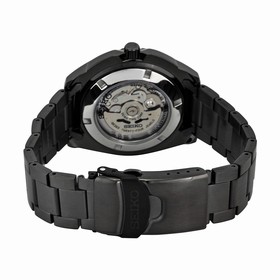 Seiko 5 Sports Automatic Black Dial Black Ion-plated Stainless Steel Men's Watch SRP363