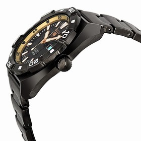 Seiko 5 Sports Automatic black Dial Black PVD Men's Watch SRP287