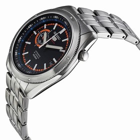 Seiko 5 Sports Black Dial Stainless Steel Automatic Men's Watch SSA067