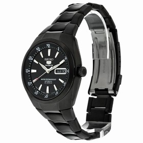 Seiko 5 Sports Black Dial Black PVD Stainless Steel Automatic Men's Watch SNZD49J1