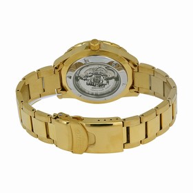 Seiko 5 Sports Black Dial Gold-Tone Stainless Steel Men's Watch SRP440