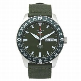 Seiko 5 Sports Green Dial Automatic Men's Watch SRP663
