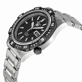 Seiko Automatic Black Dial Stainless Steel Men's Watch SRP139