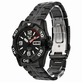 Seiko Black Dial Stainless Steel Men's Watch SNZJ01