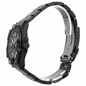 Seiko Black Dial Stainless Steel Men's Watch SNZJ01