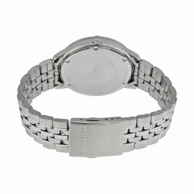 Seiko Black Dial Stainless Steel Men's Watch SUR031