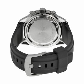 Seiko Chronograph Black Dial Black Rubber Men's Watch SNDD95P2