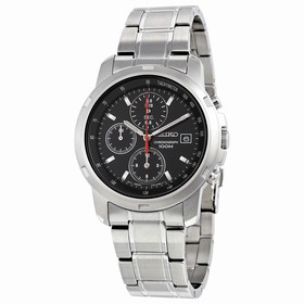 Seiko Chronograph Black Dial Men's Watch SNDB03