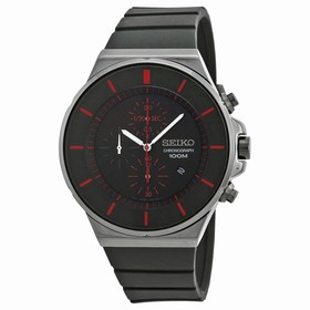 Seiko Chronograph Black Dial Men's Watch SNDD61