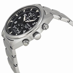 Seiko Chronograph Black Dial Quartz Men's Watch SNN231P1