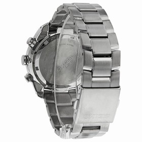 Seiko Chronograph Black Dial Stainless Steel Men's Watch SNDD31