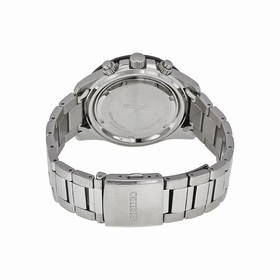 Seiko Chronograph Black Dial Stainless Steel Men's Watch SNDD99