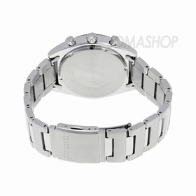 Seiko Chronograph Blue and Black Dial Stainless Steel Men's Watch SNDF89