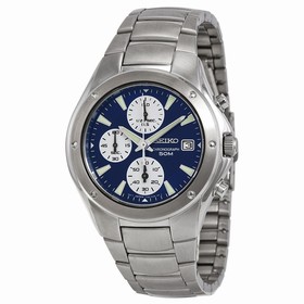 Seiko Chronograph Blue Dial Men's Watch SND553