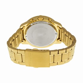 Seiko Chronograph Gold Dial Gold-tone Men's Watch SKS426