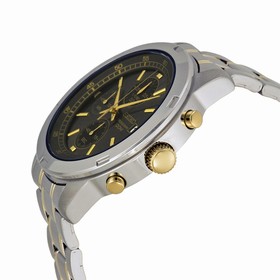 Seiko Chronograph Grey Dial Two-tone Men's Watch SKS425