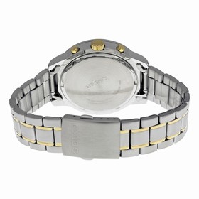 Seiko Chronograph Grey Dial Two-tone Men's Watch SKS425