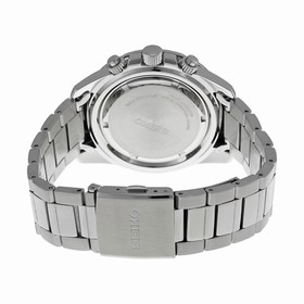 Seiko Chronograph Red Dial Stainless Steel Men's Watch SNDE15