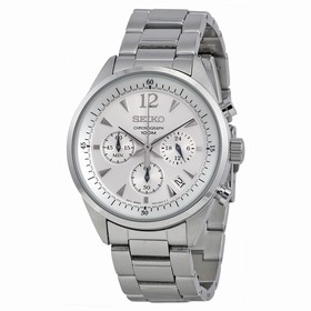 Seiko Chronograph Silver Dial Men's Watch SSB065