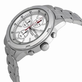 Seiko Chronograph Silver Dial Stainless Steel Men's Watch SKS417