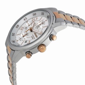 Seiko Chronograph Silver Dial Two-tone Men's Watch SNDW86