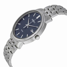 Seiko Classic Neo Blue Dial Stainless Steel Men's Watch SUR107